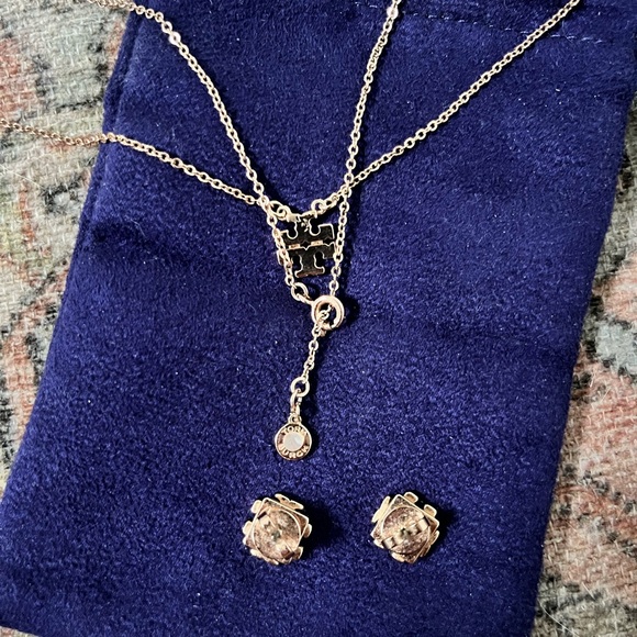 Tory Burch Kira Rose Gold Jewelry Set - Picture 2 of 6
